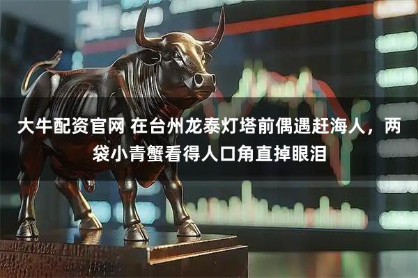 大牛配资官网 在台州龙泰灯塔前偶遇赶海人，两袋小青蟹看得人口角直掉眼泪